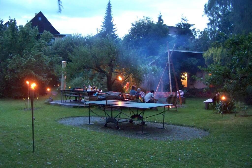 Gartentraum, Feuergrill, Kids-Spielwelt, 4Raeume Hartenstein  ภายนอก รูปภาพ